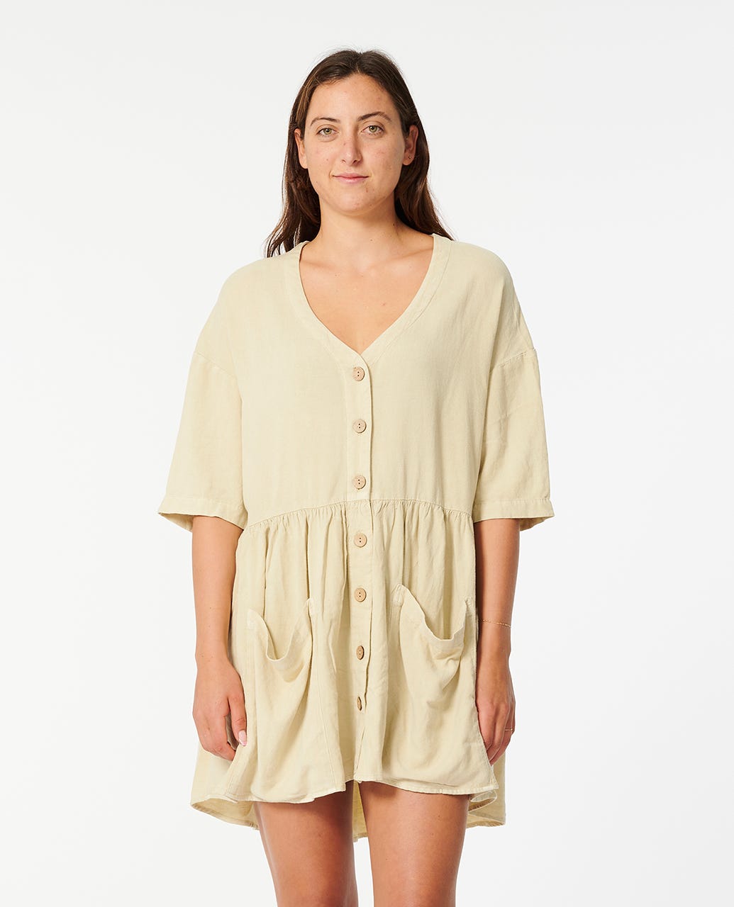 Premium Linen Blend Dress