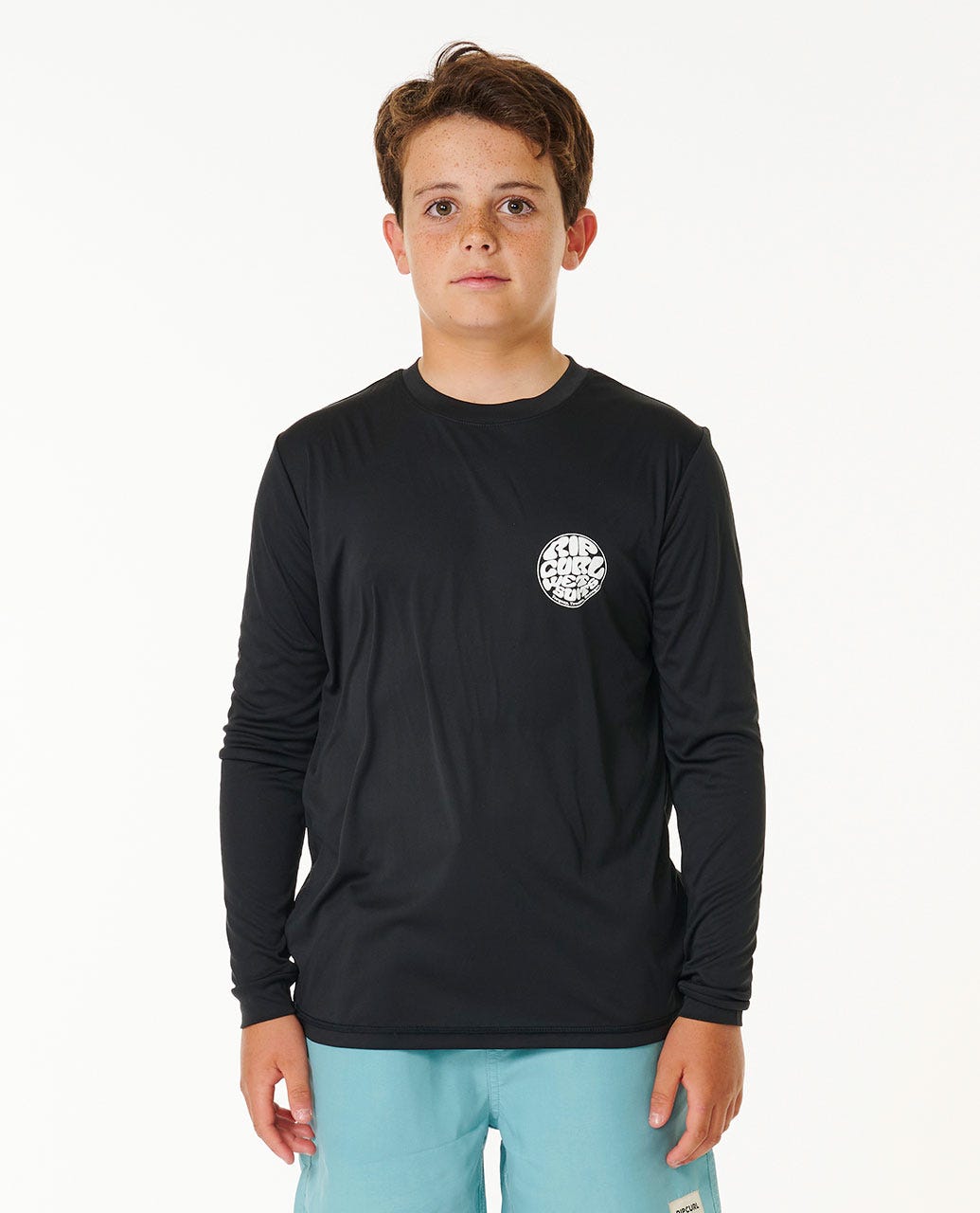 Icons Surflite UV Long Sleeve Rash Vest - Boys (8-16 years)
