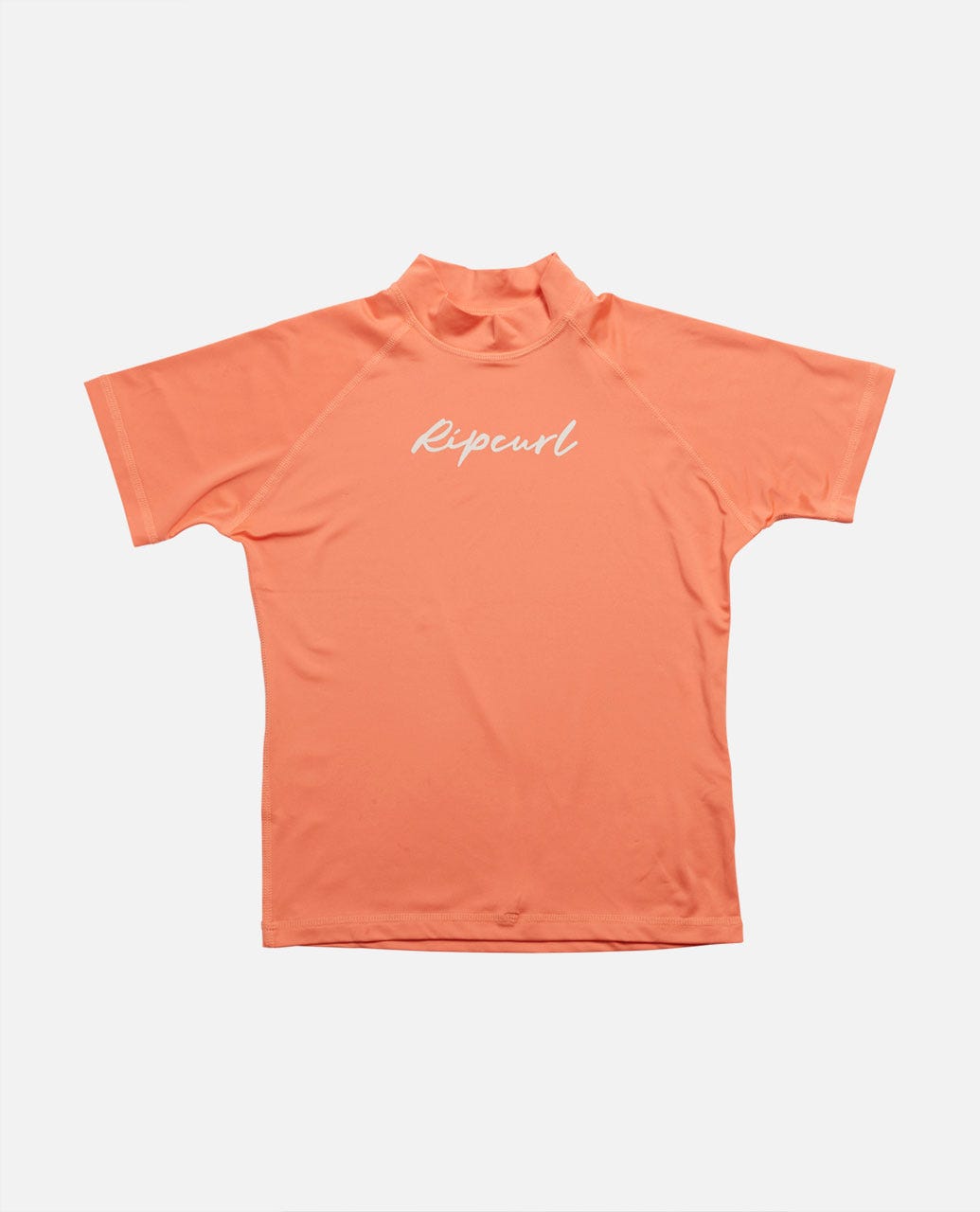 Short Sleeve Script Rashguard - Girls (8-16 Years)