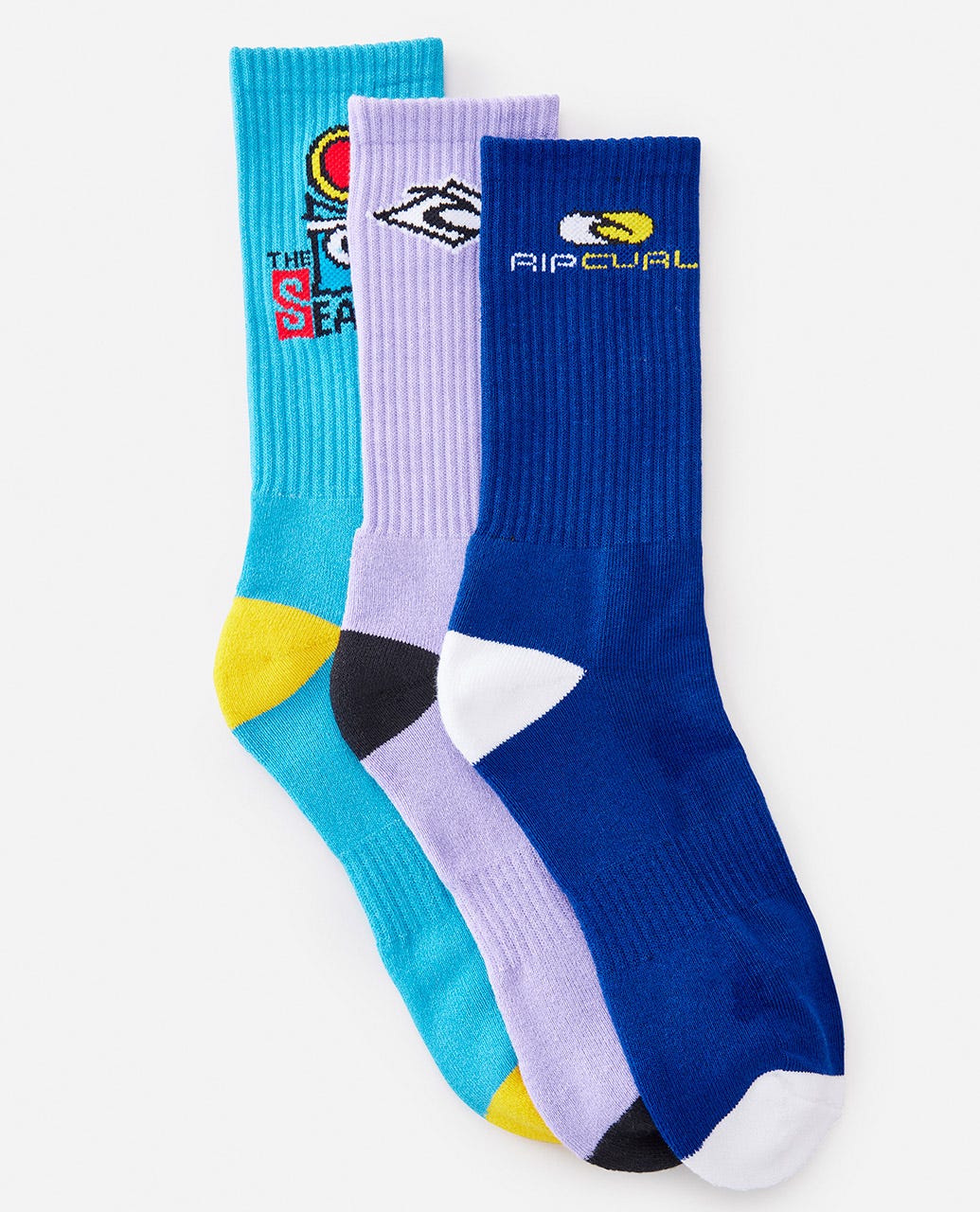 Retro Crew Sock - 3 Pack