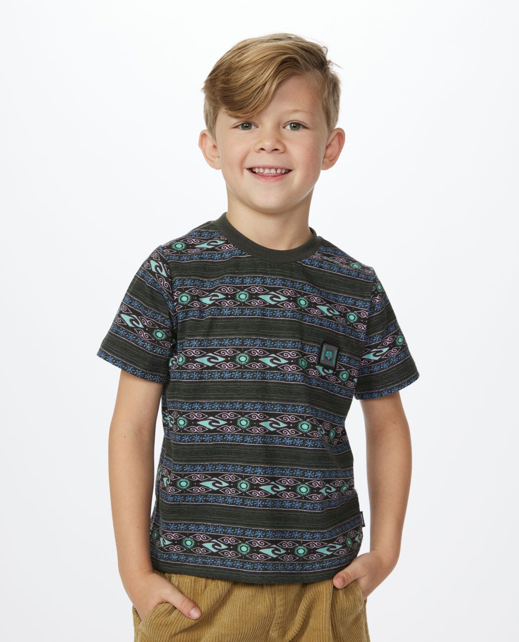 Mystic Waves Stripe Tee- Boys (1-8 years)
