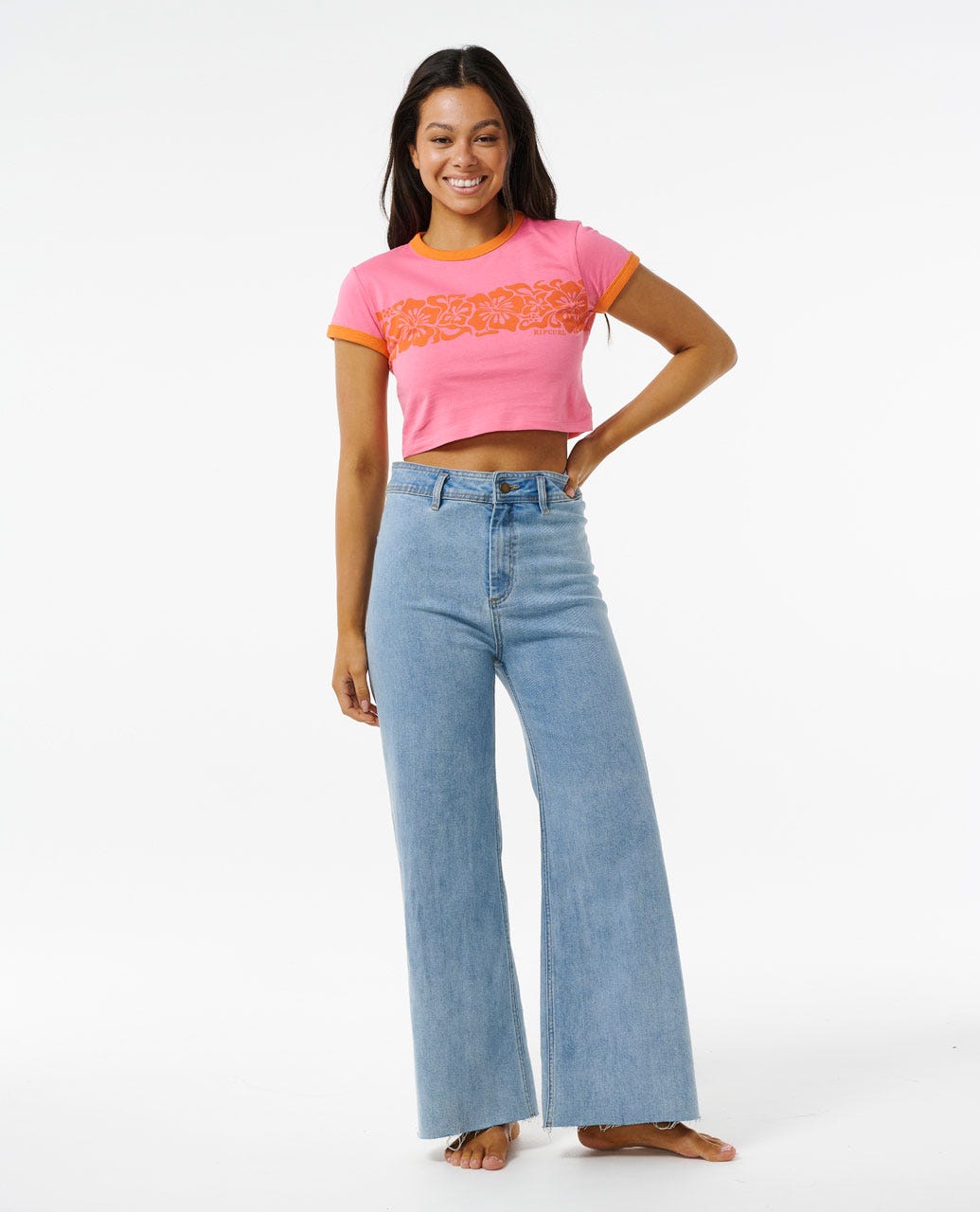 Hibiscus Heat Baby Tee