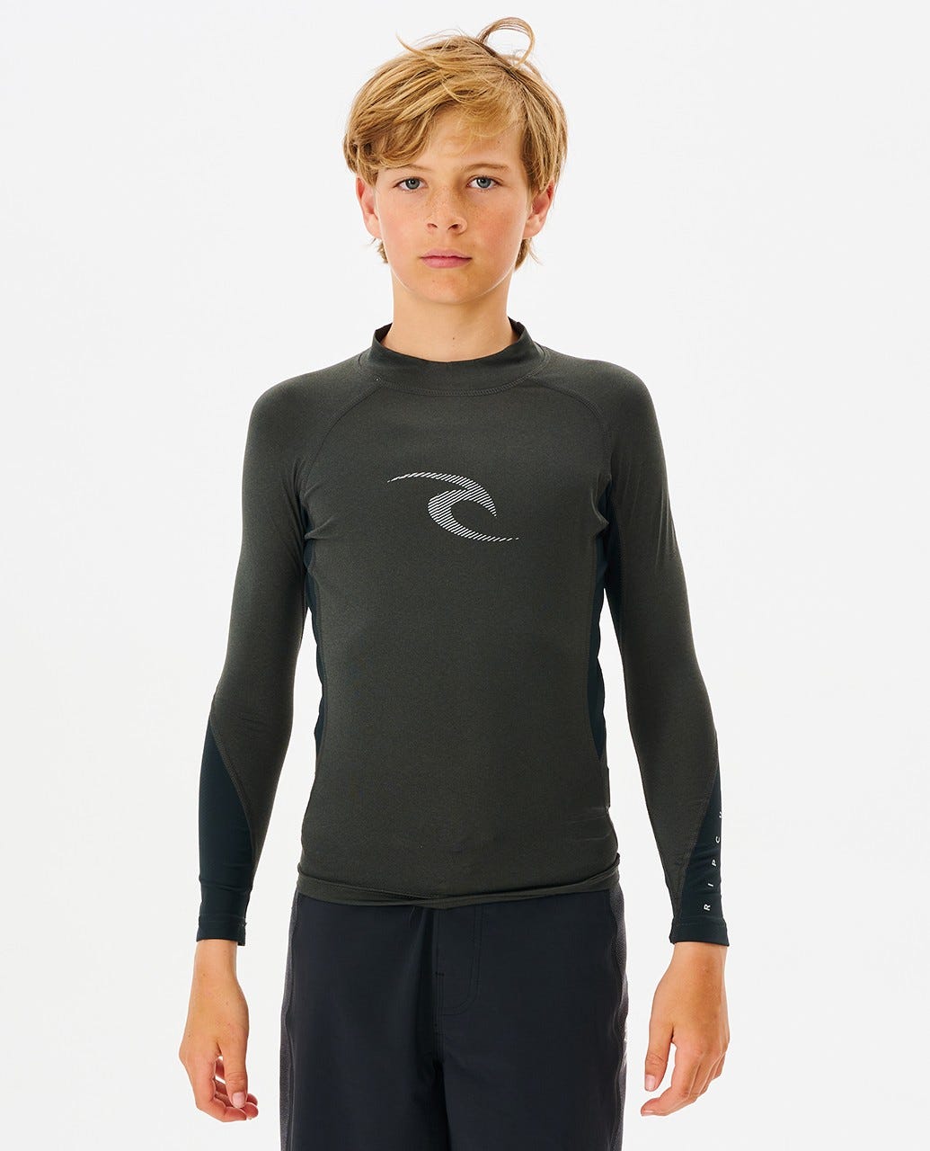 Waves Long Sleeve Rash Vest - Boys (8-16 years)