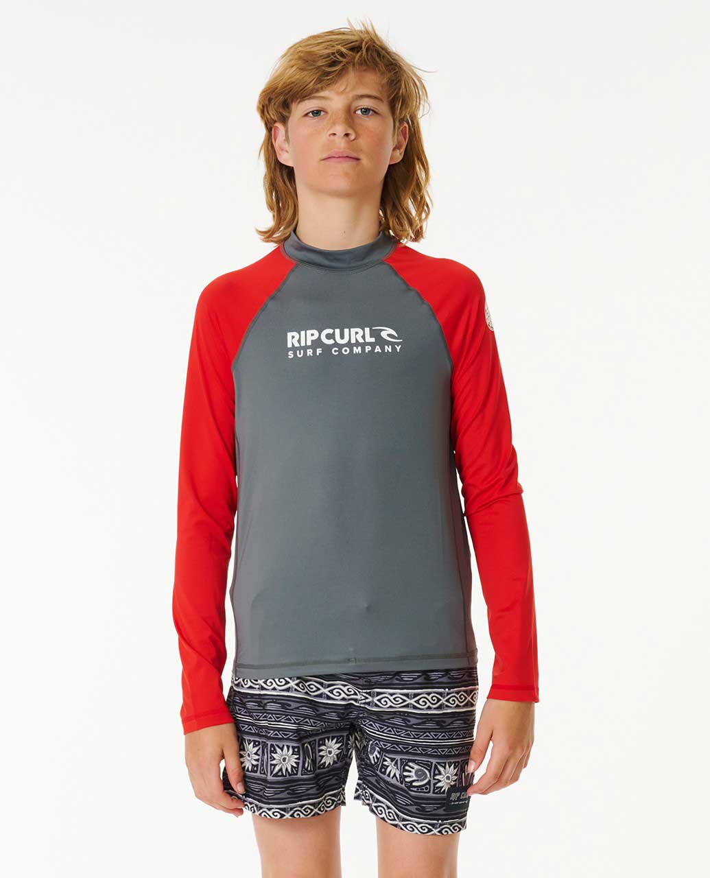 Shock UV Long Sleeve Rash Vest - Boys (8-16 years)