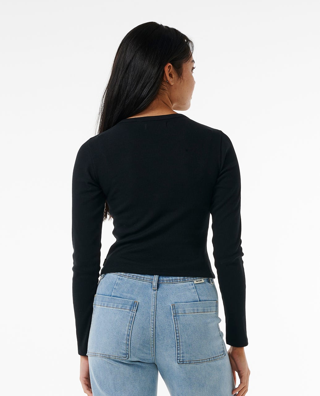 Classic Ribbed Long Sleeve Tee