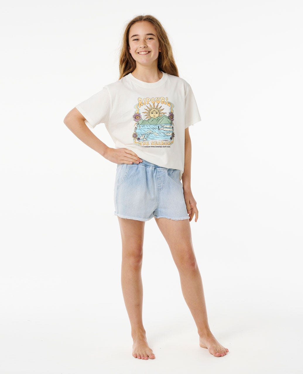 Hibiscus Heat Art Tee- Girls (8-14 years)