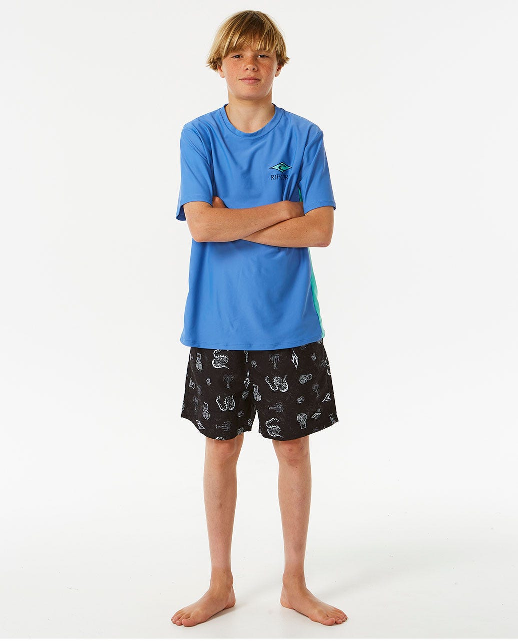 Lost Island Logo UPF50+ Short Sleeve - Boys (8-16 years)