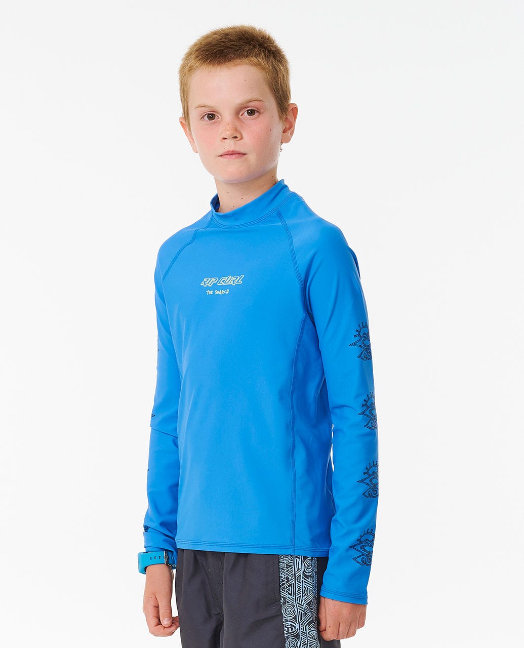 Shred Rock UPF50+ Long Sleeve Rash Vest - Boys (8-16 years)