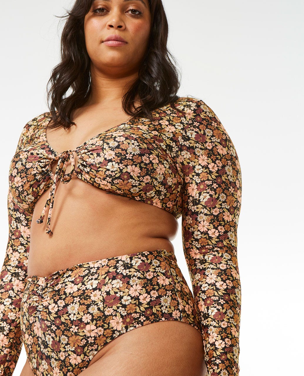 Sea Of Dreams Hi Waist Good Coverage Bikini Bottoms