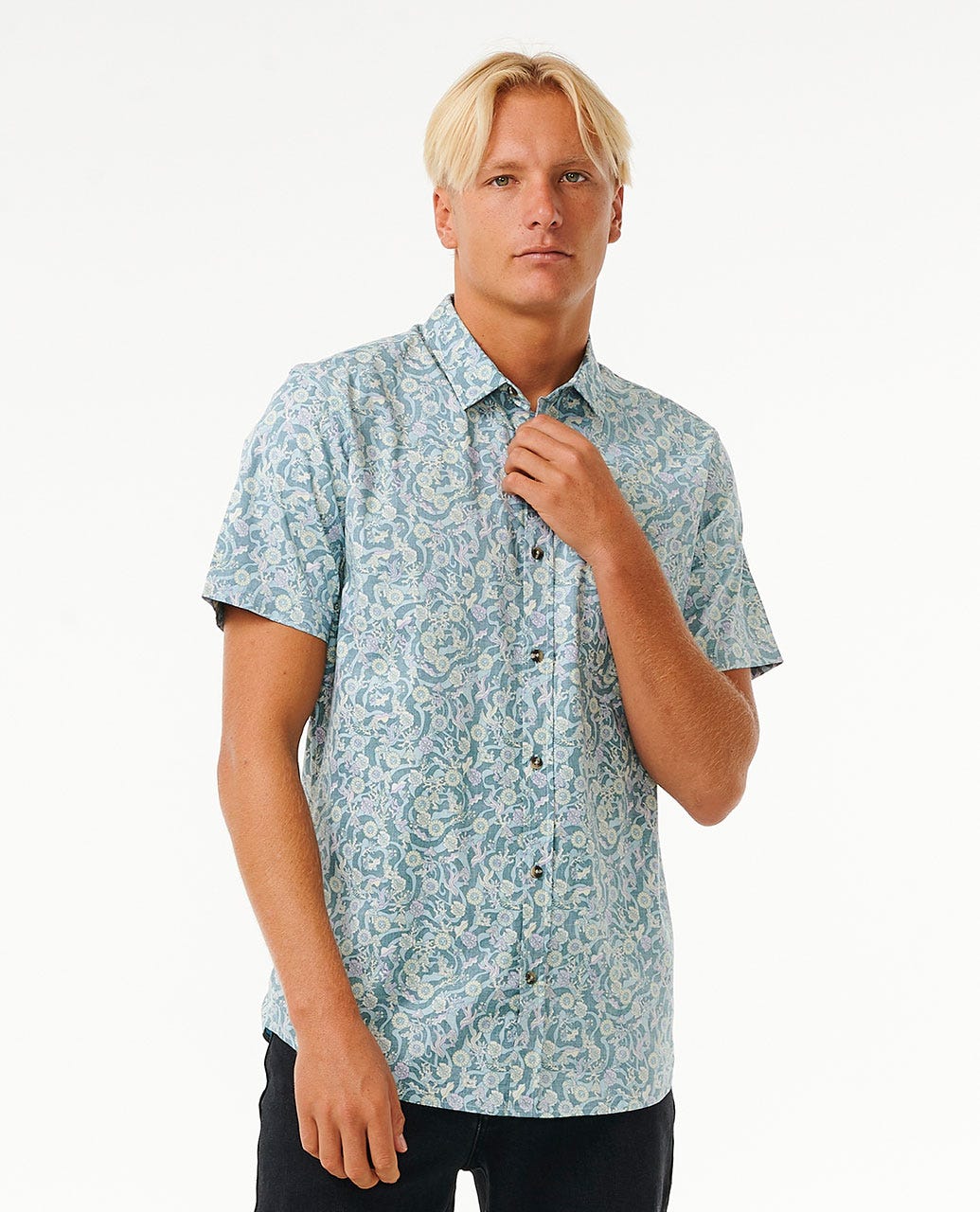 Floral Reef Short Sleeve Shirt