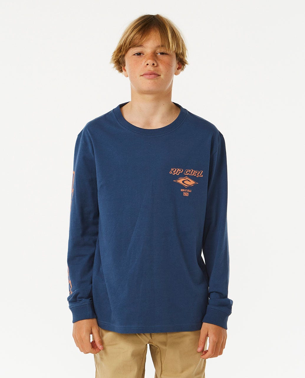Fade Out Icon Long Sleeve Tee - Boys (8-16 years)