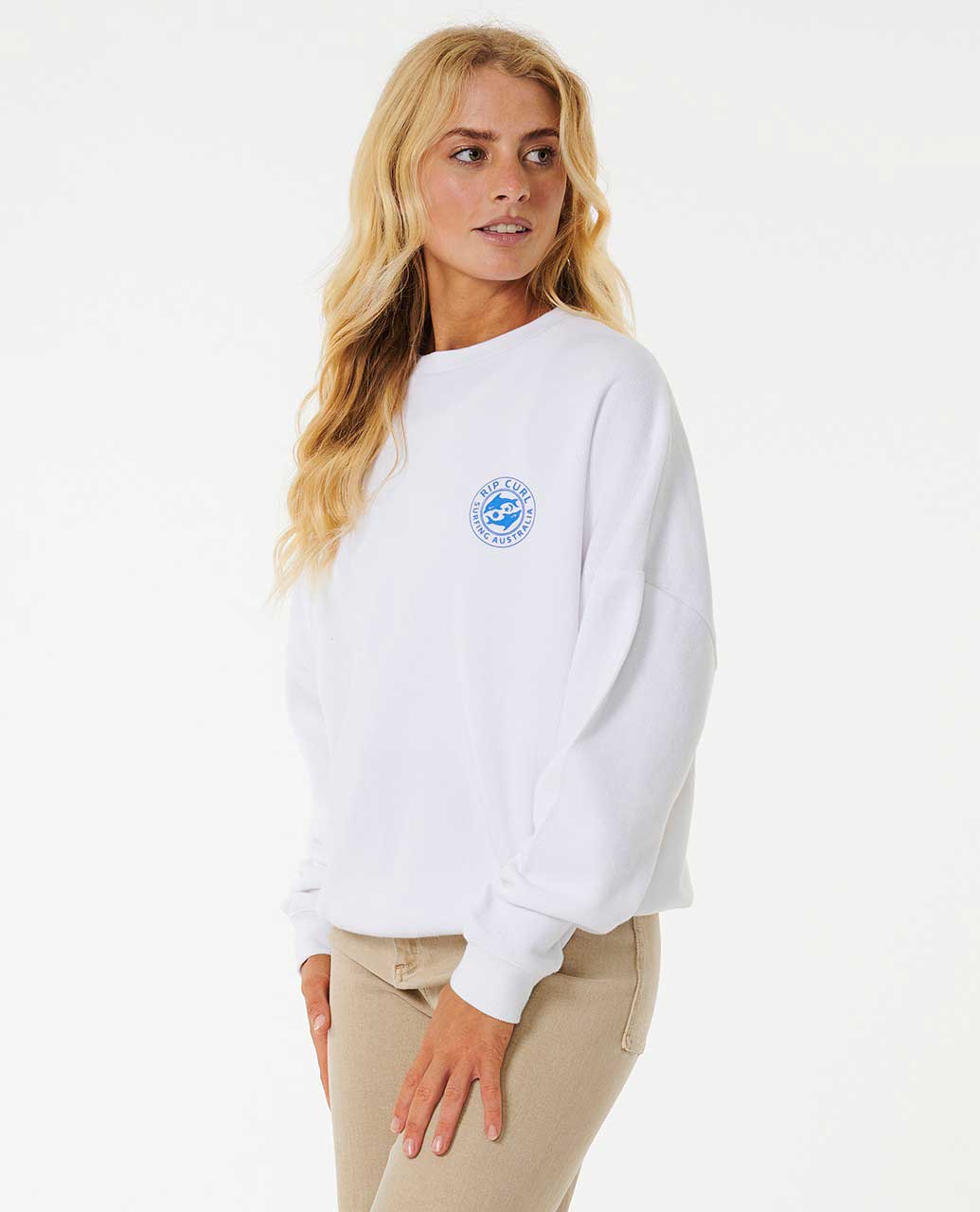 Tropicana Drop Shoulder Crew