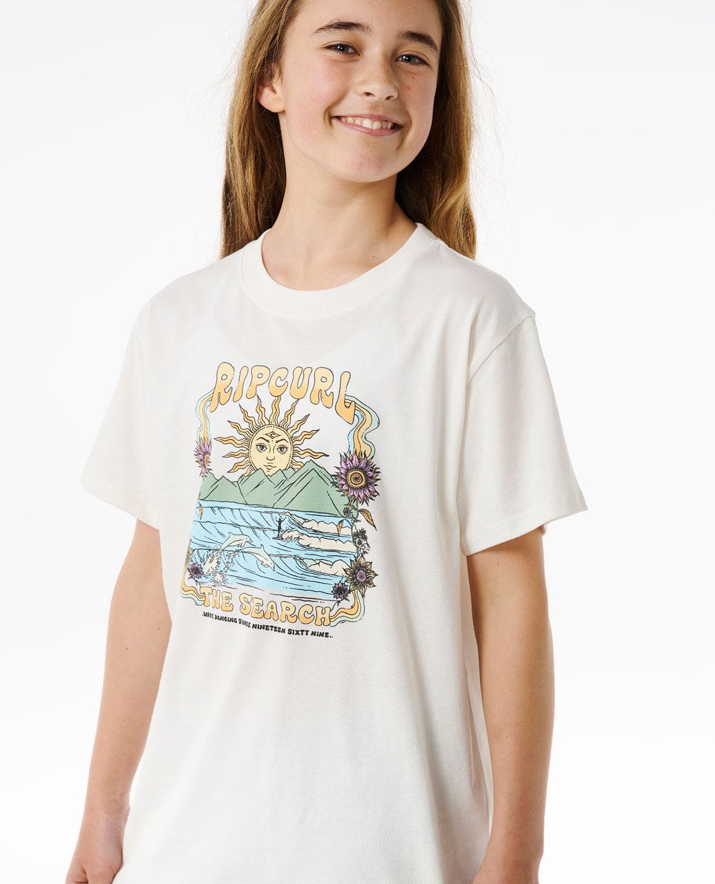 Hibiscus Heat Art Tee- Girls (8-14 years)