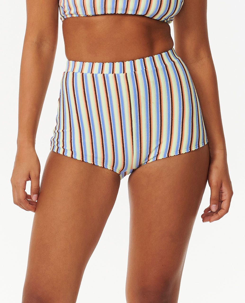 Tropics Stripe Lycra Boyleg Bikini Bottoms