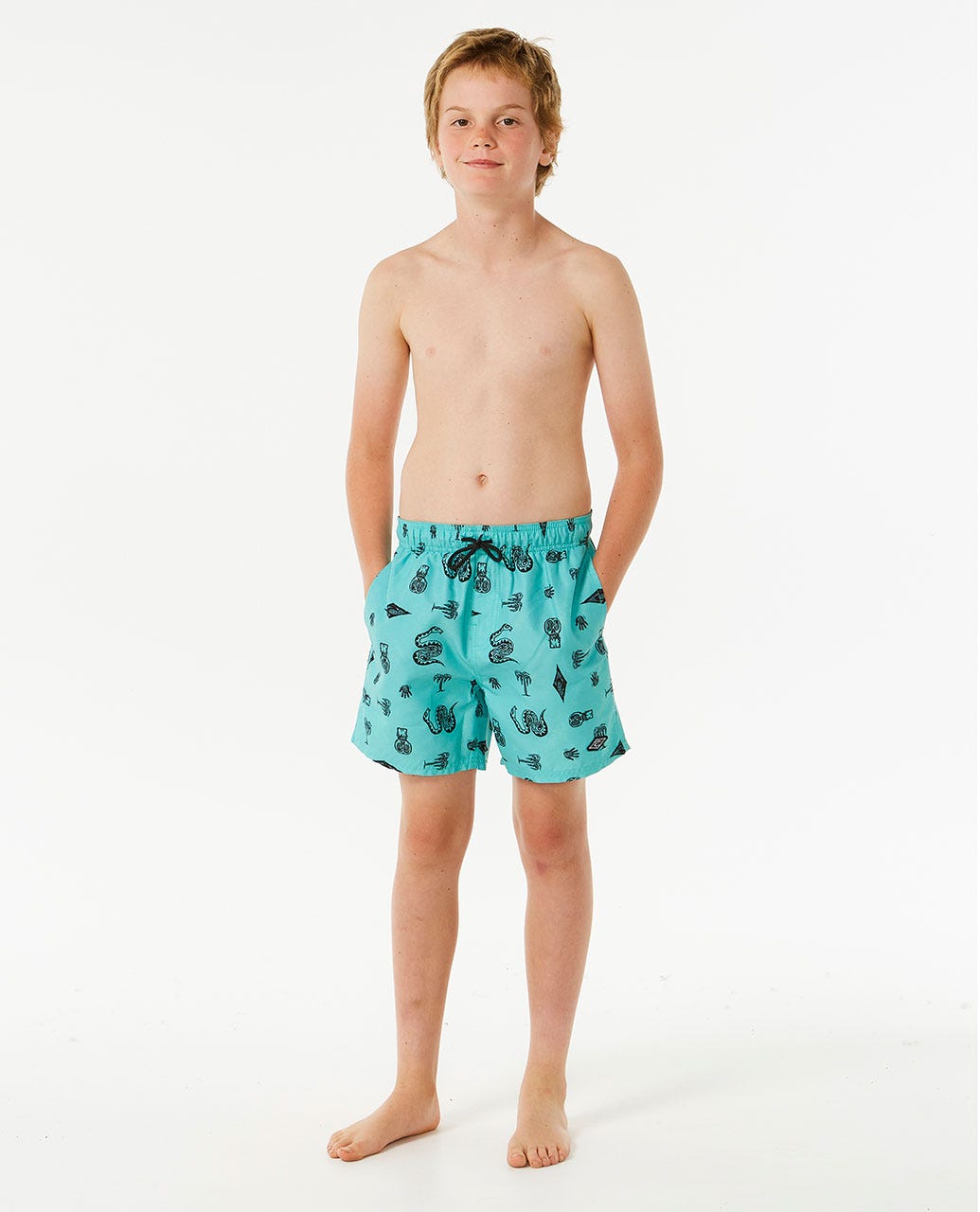 Lost Island Motif Volley - Boys (8-16 years)