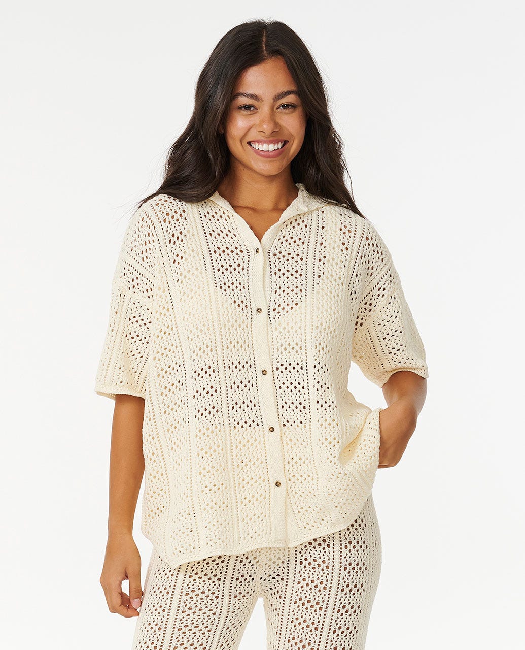 Pacific Dreams Crochet Shirt