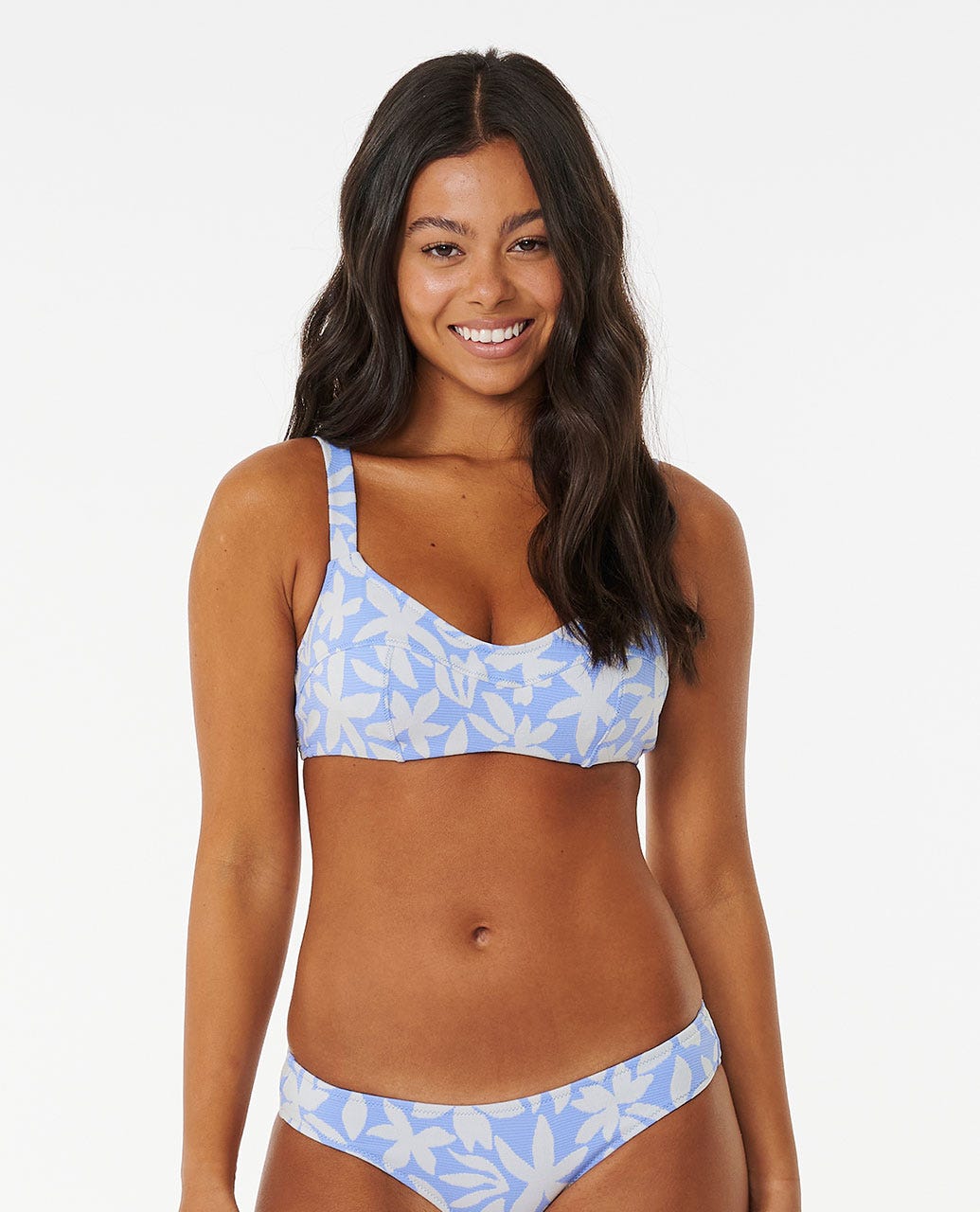 Holiday Tropics D-DD Crop Bikini Top