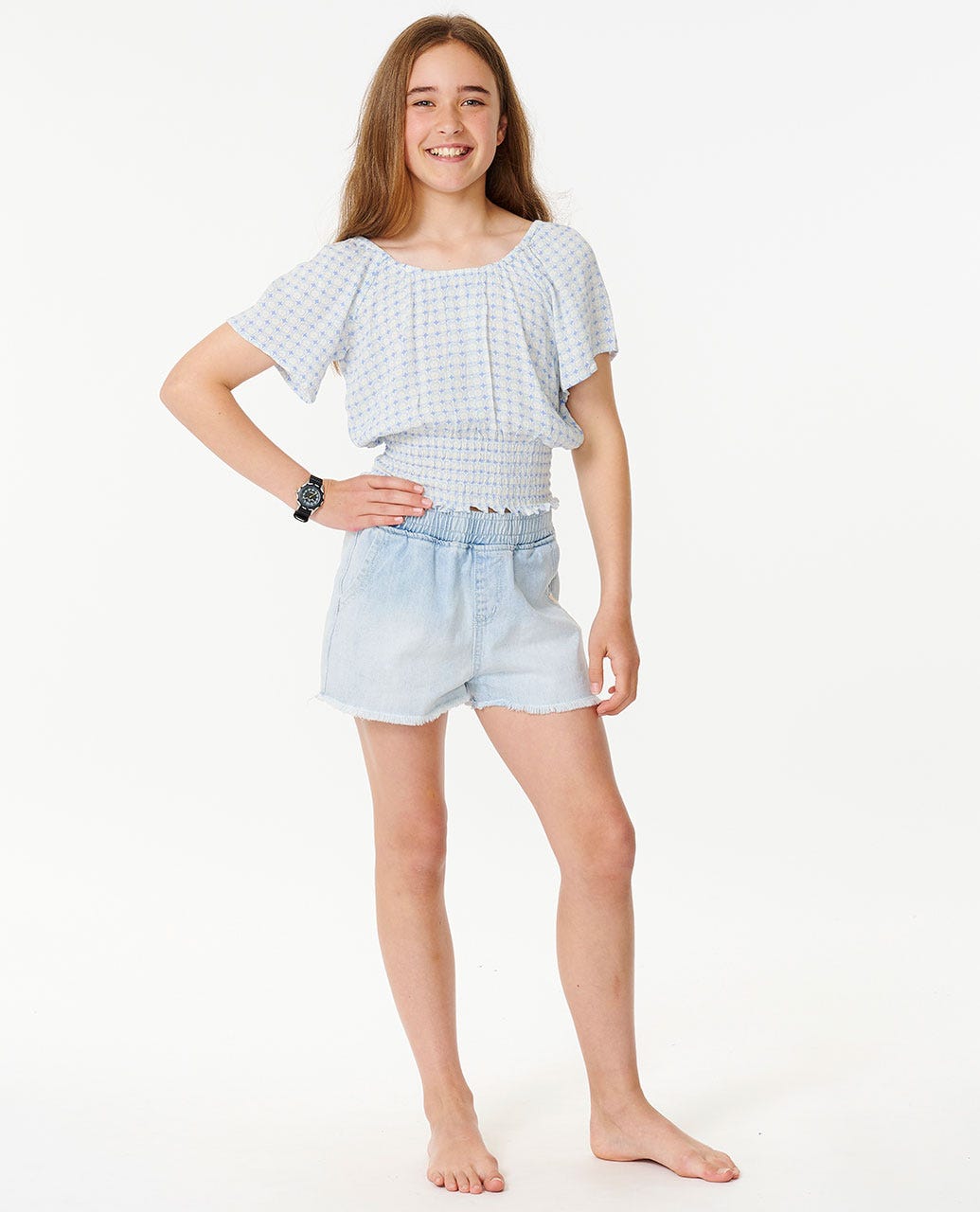 Sun Check Pretty Top - Girls (8-14 years)