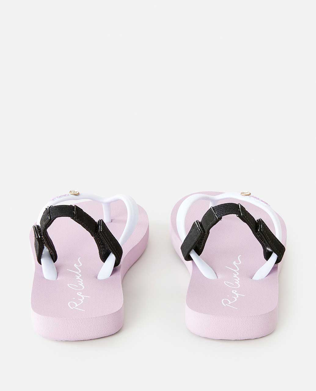 Script Wave Bloom Open Toe Girls Sandals