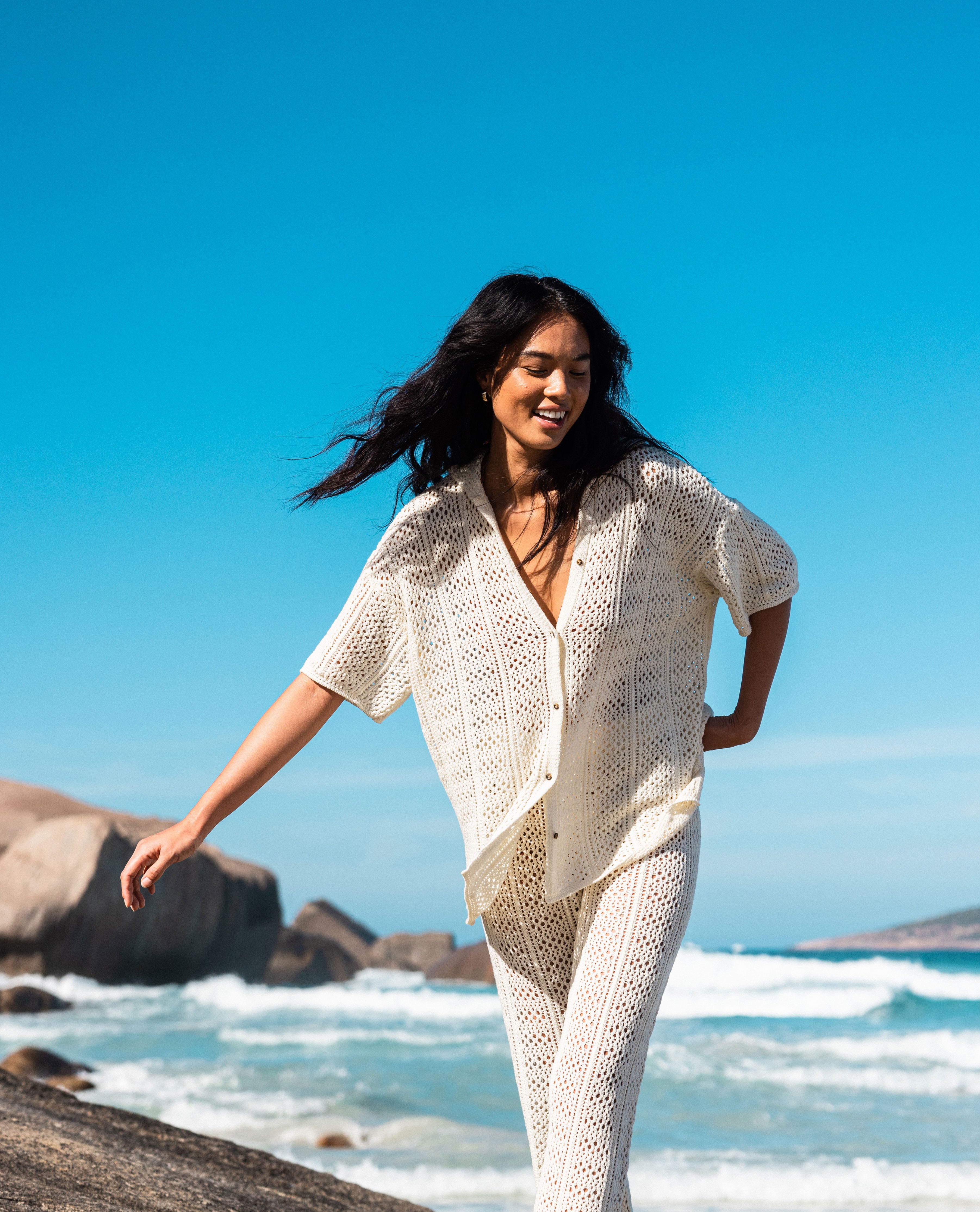 Pacific Dreams Crochet Shirt