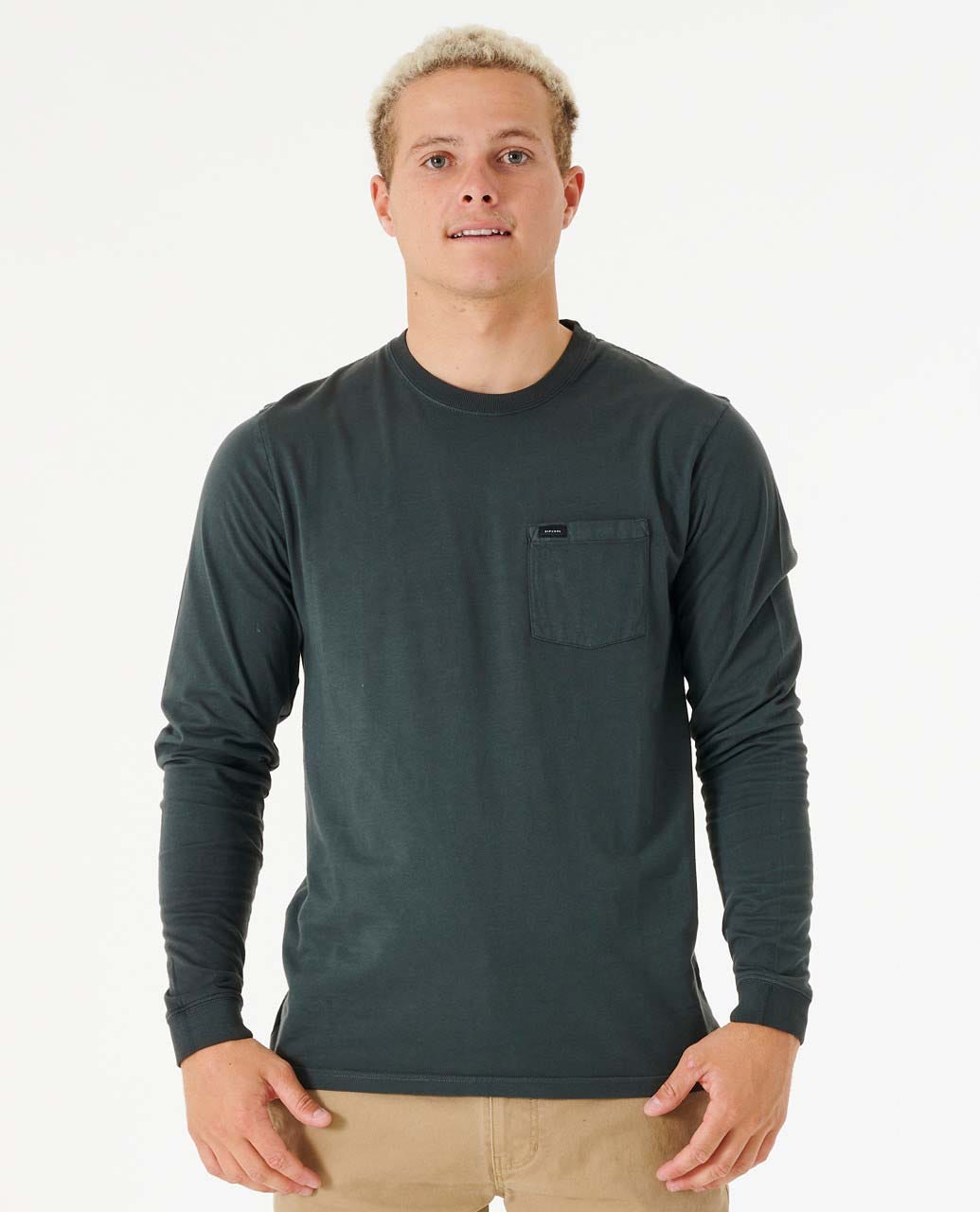 Plain Wash Long Sleeve Tee