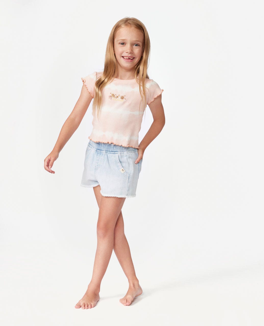 Moonflower Tie Dye Tee - Girls (1-8 years)