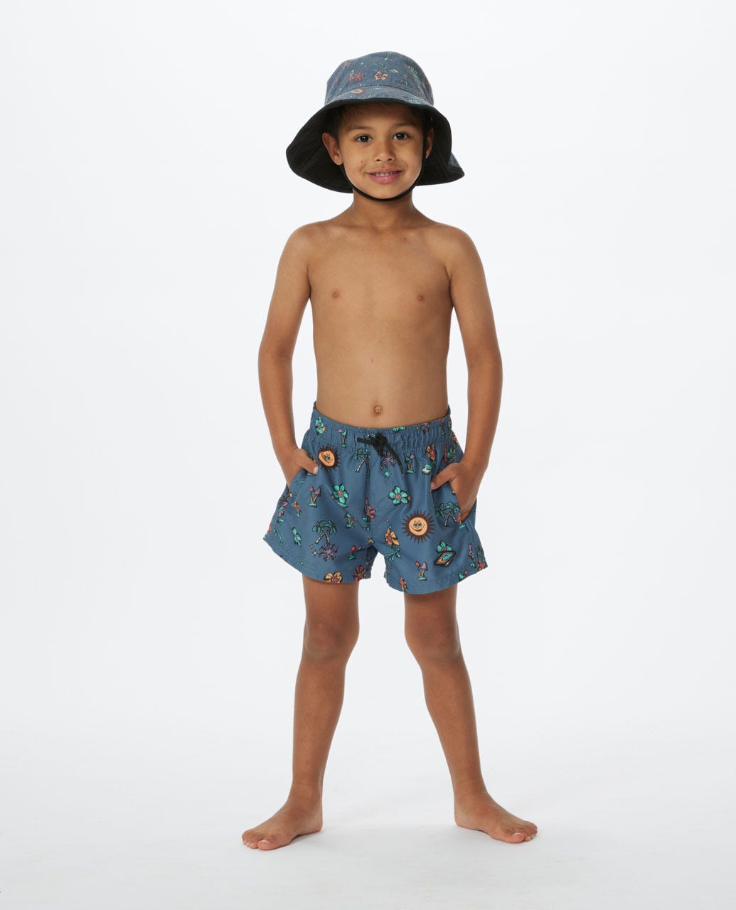 Mystic Waves Sun Volley Boardshorts - Boys (1-8 years)