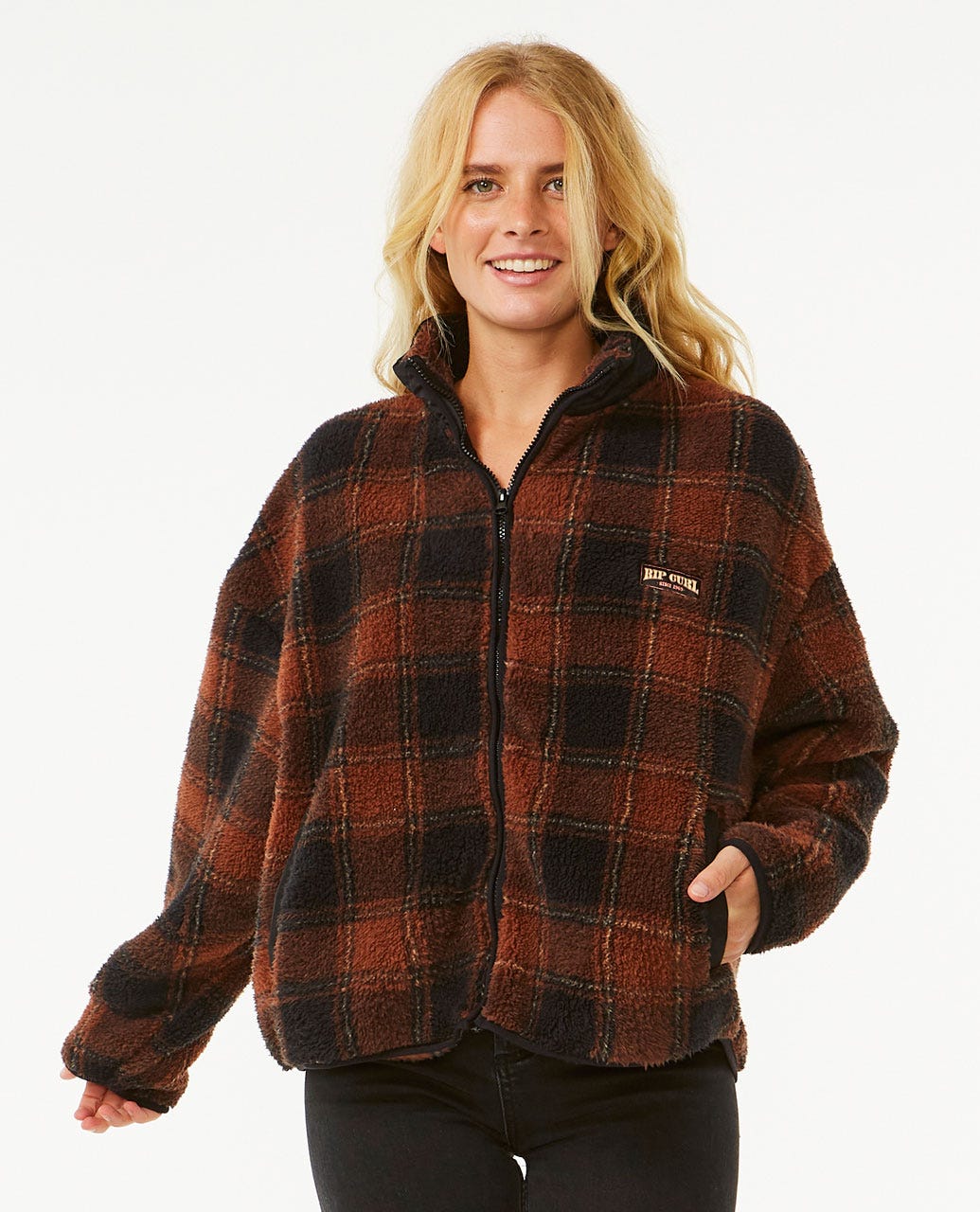 Sea Of Dreams Check Fleece