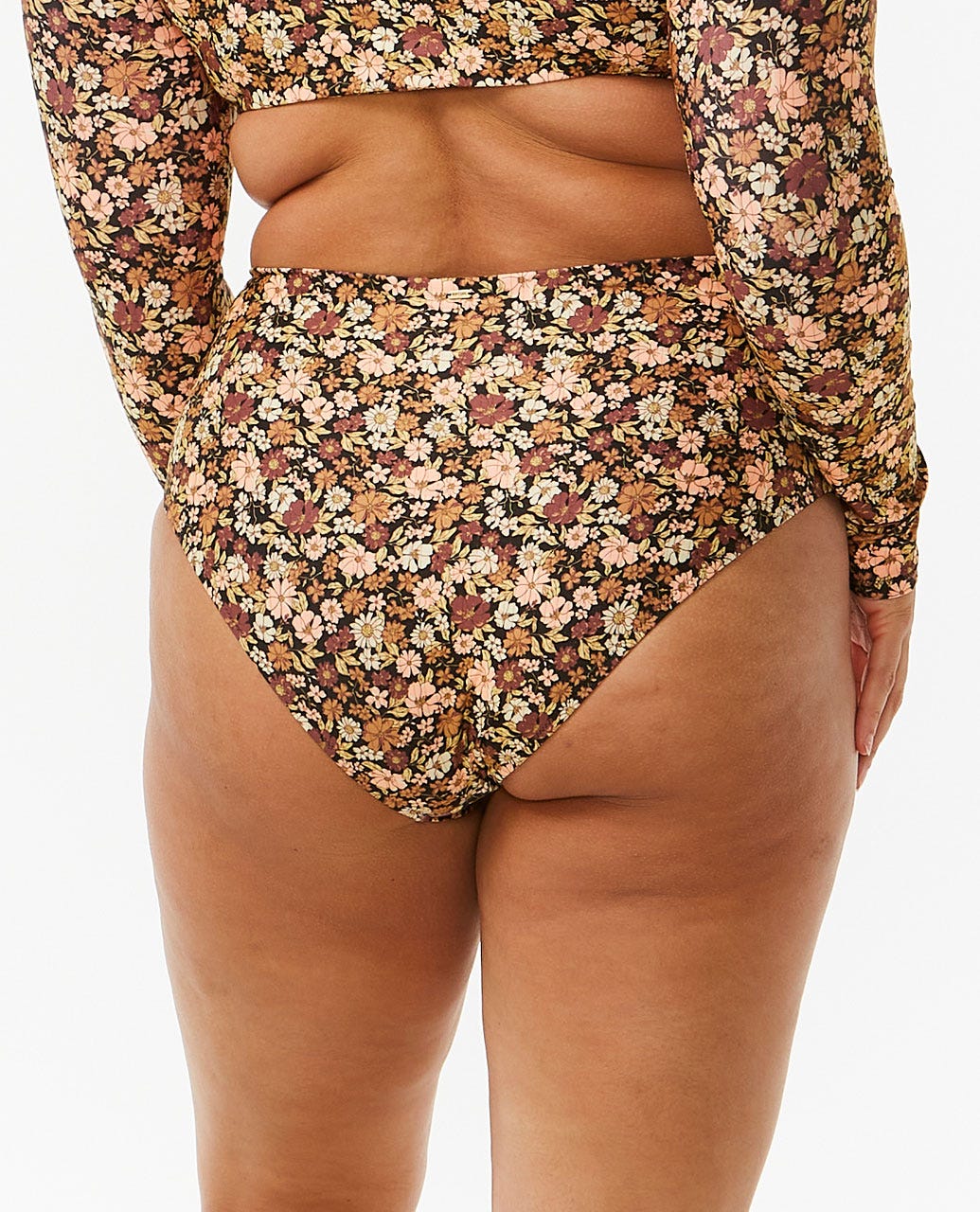 Sea Of Dreams Hi Waist Good Coverage Bikini Bottoms
