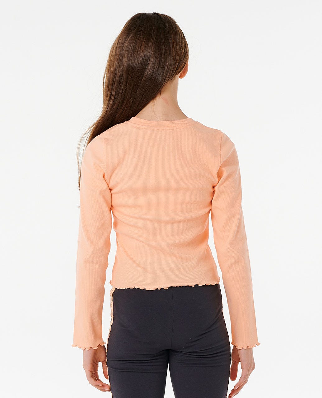 Tropic Rib Long Sleeve Tee - Girls (8-14 years)