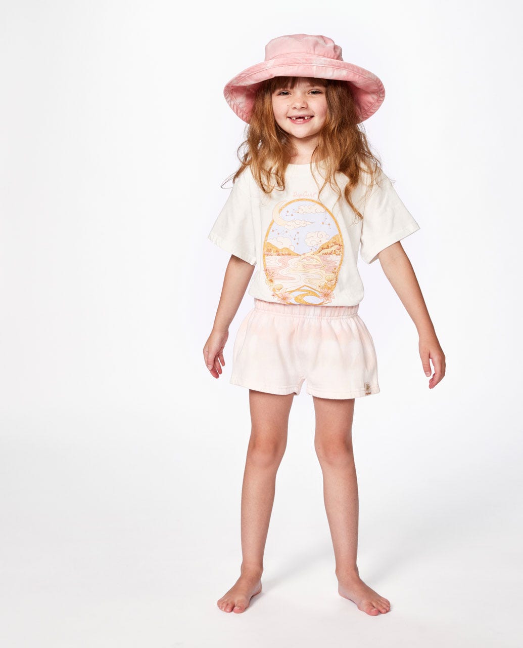 Moonflower Tie Dye Short - Girls (1-8 years)