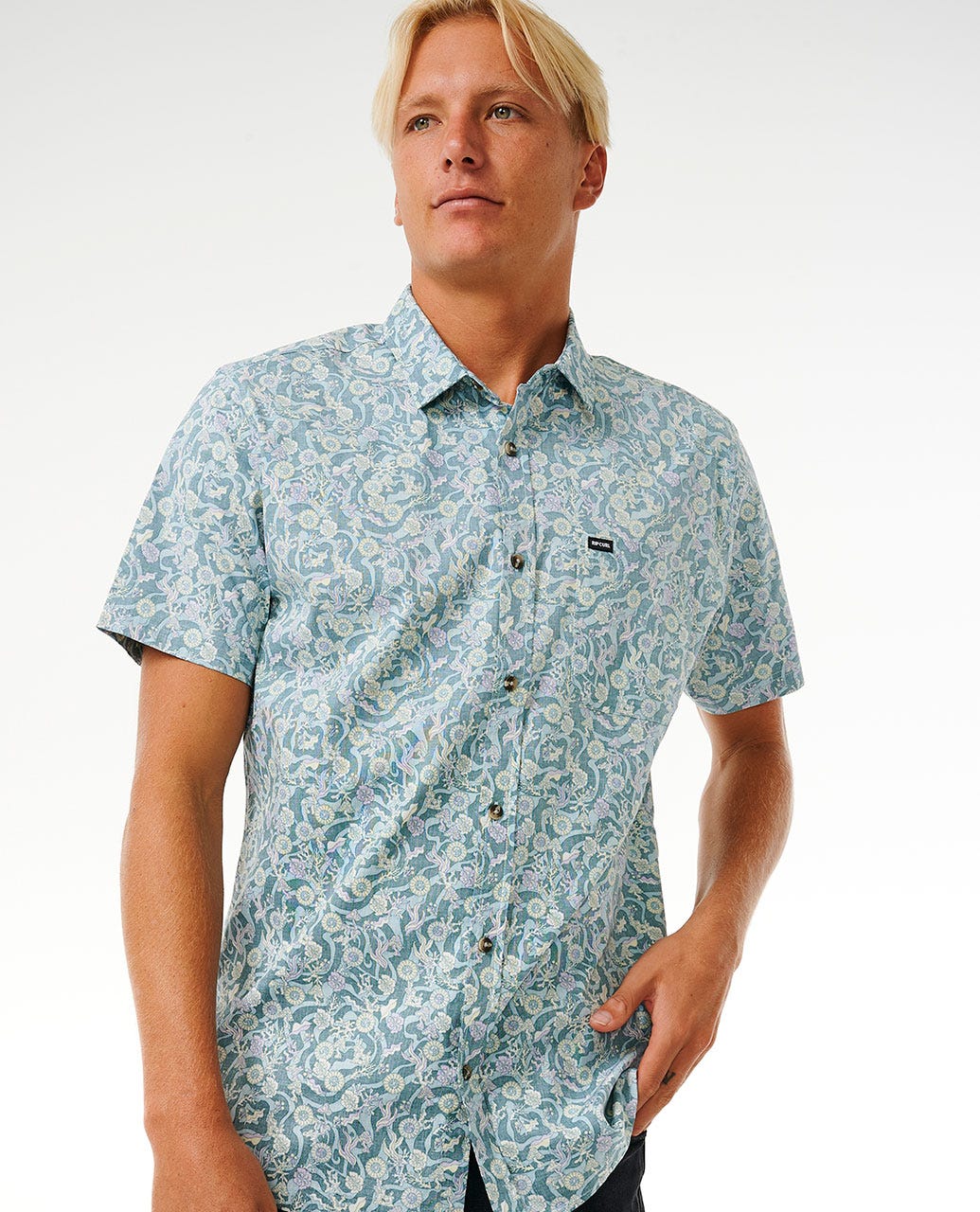 Floral Reef Short Sleeve Shirt
