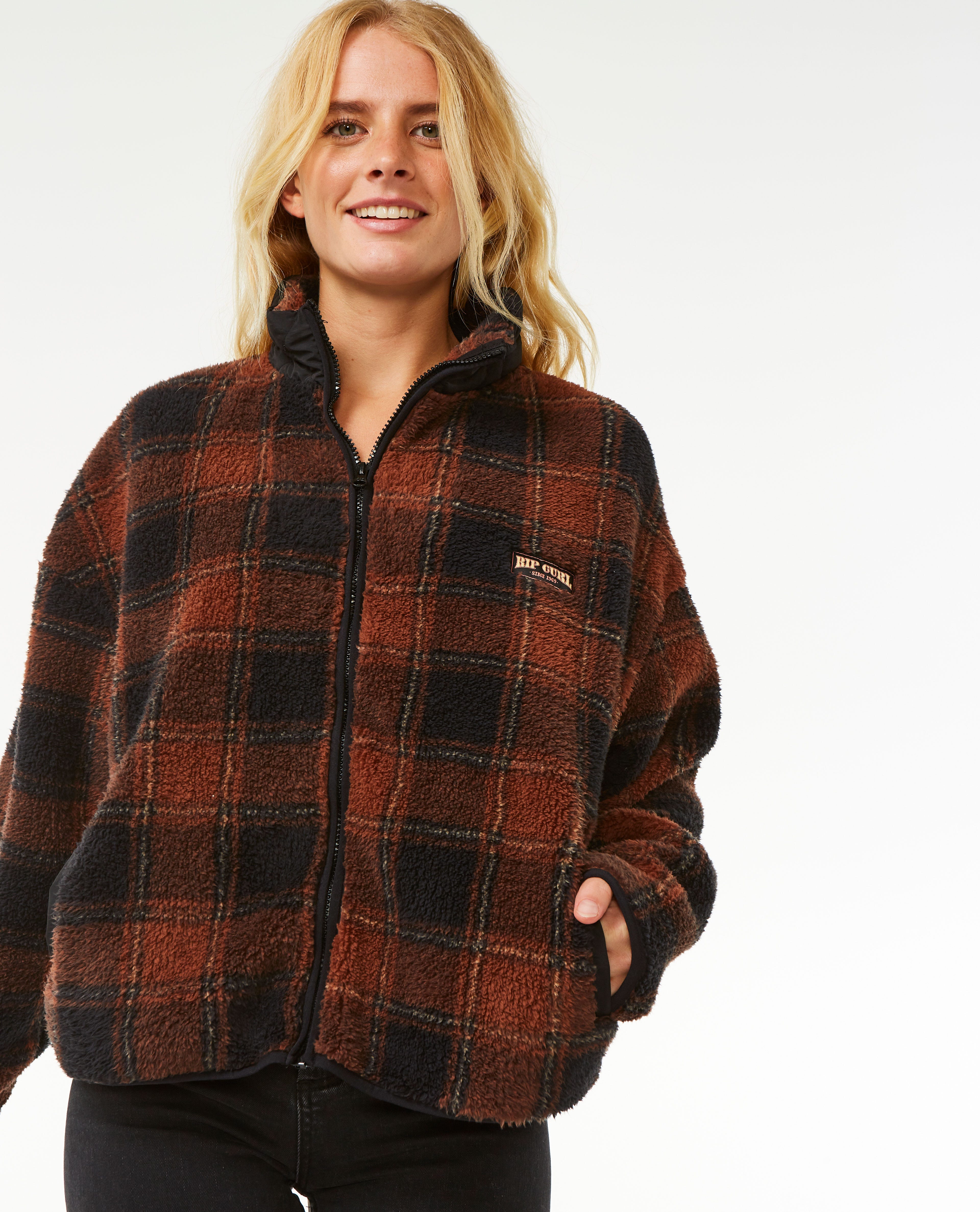 Sea Of Dreams Check Fleece