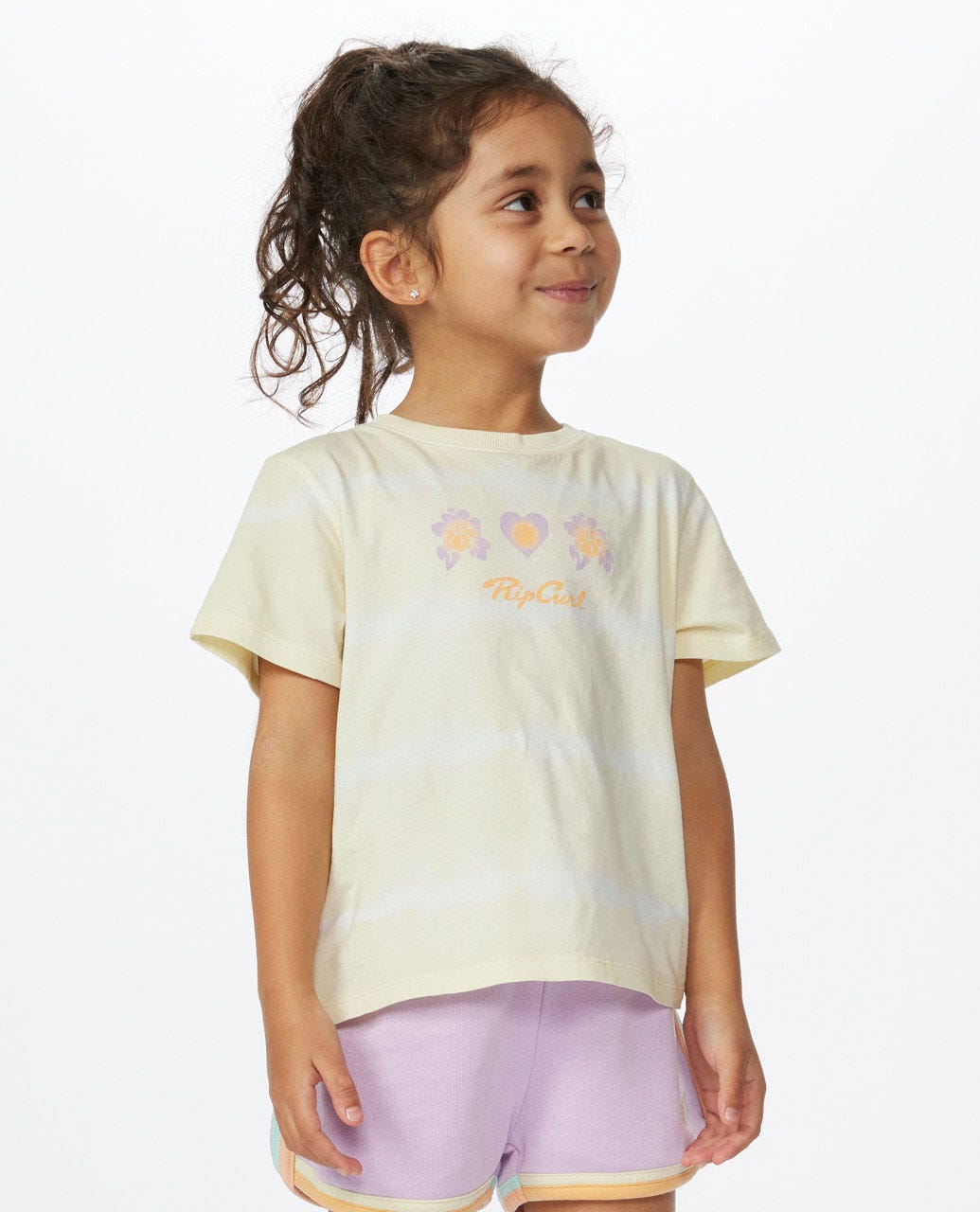 Crystal Heart Tie Dye Tee - Girls (1-8 years)