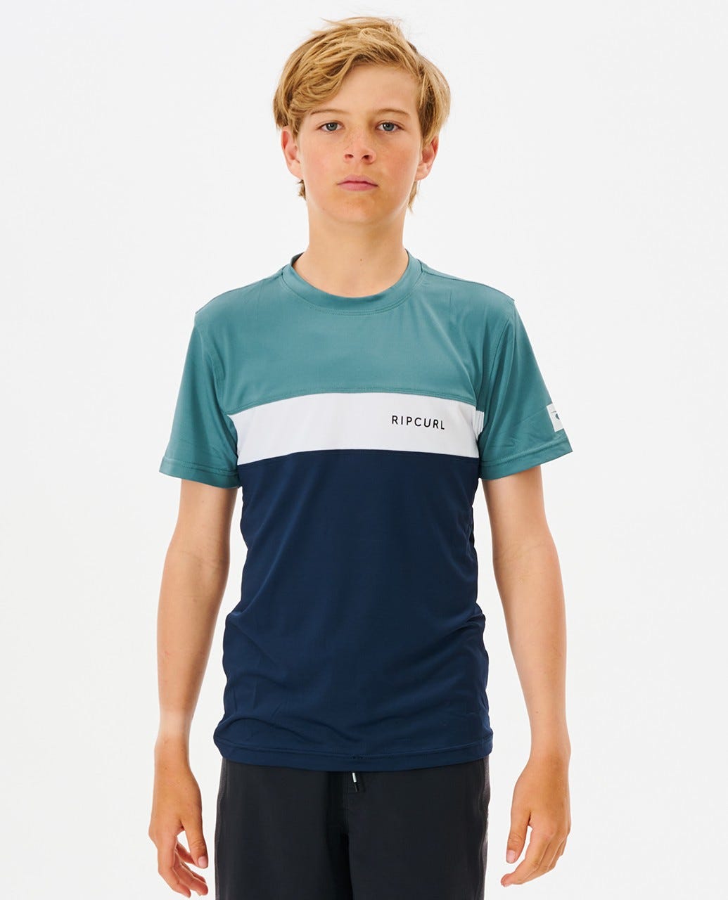 Undertow Short Sleeve Rash Vest - Boys (8-16 years)