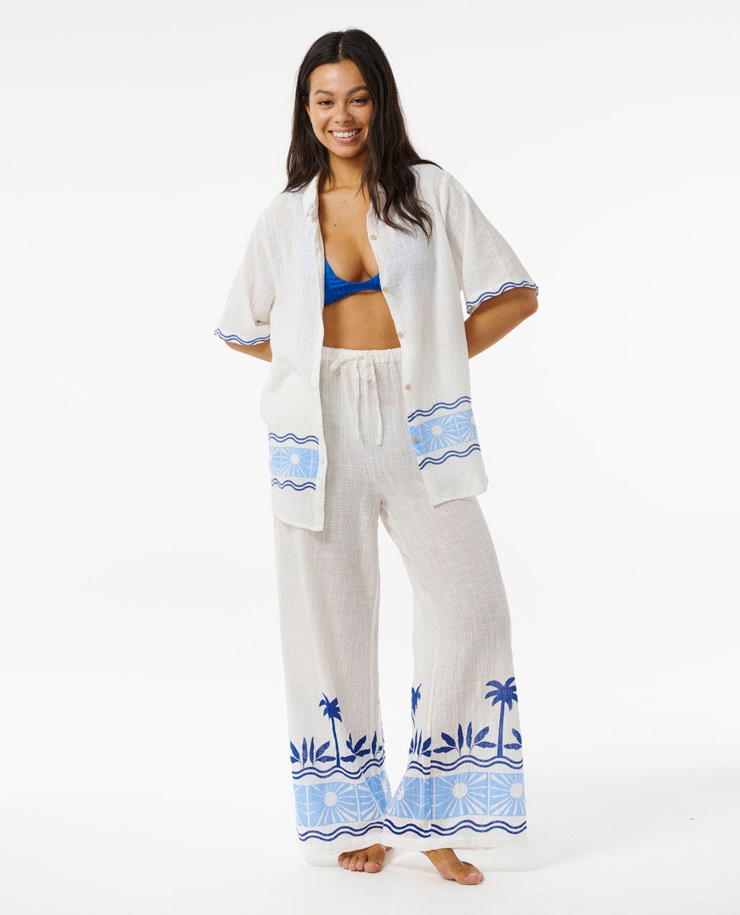 Santorini Sun Printed Pant