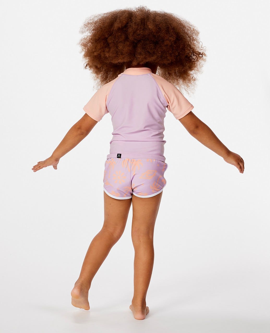 Sea Mist Short Sleeve Rash Vest - Girls (0-8 years)