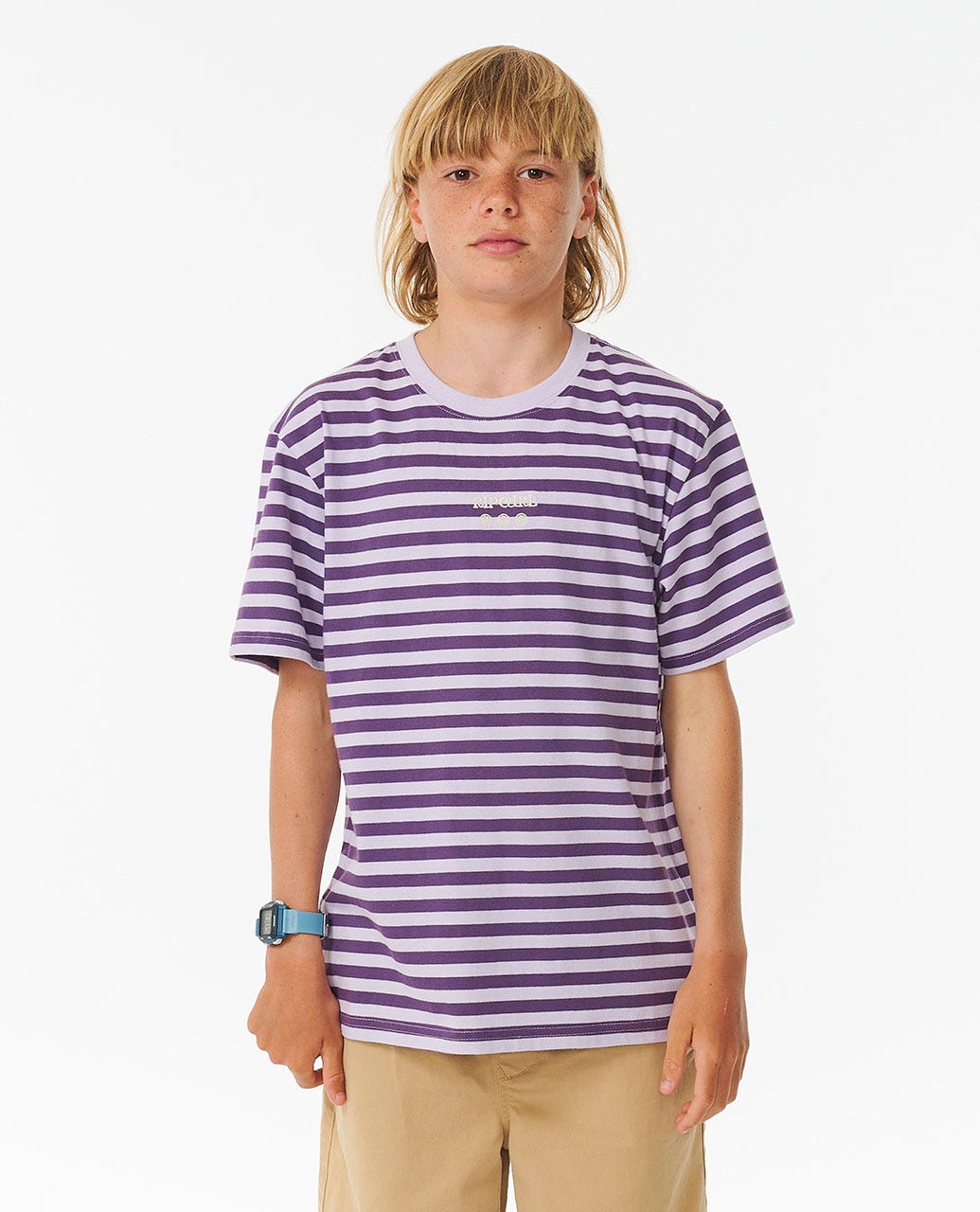 Earth Waves Stripe Tee - Kids (8-16 years)