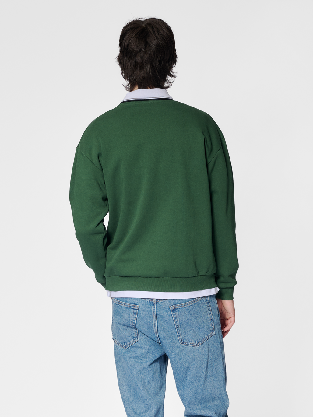 hmlLOOSE CREWNECK UNIVERSITY BEE