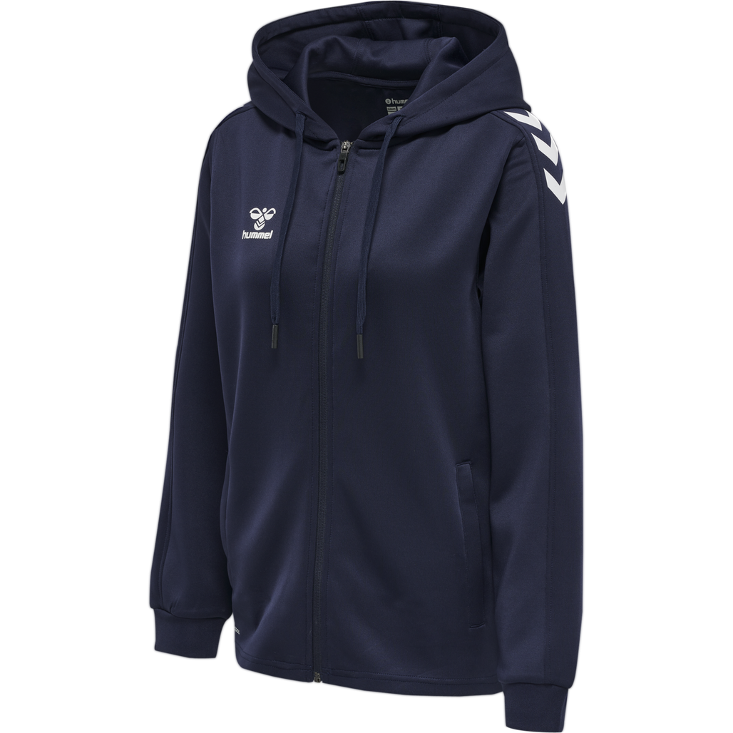 hmlCORE XK POLY ZIP HOOD SWEAT WOMA