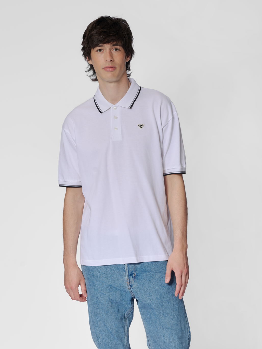 hmlLOOSE POLO SHIRT S/S BEE