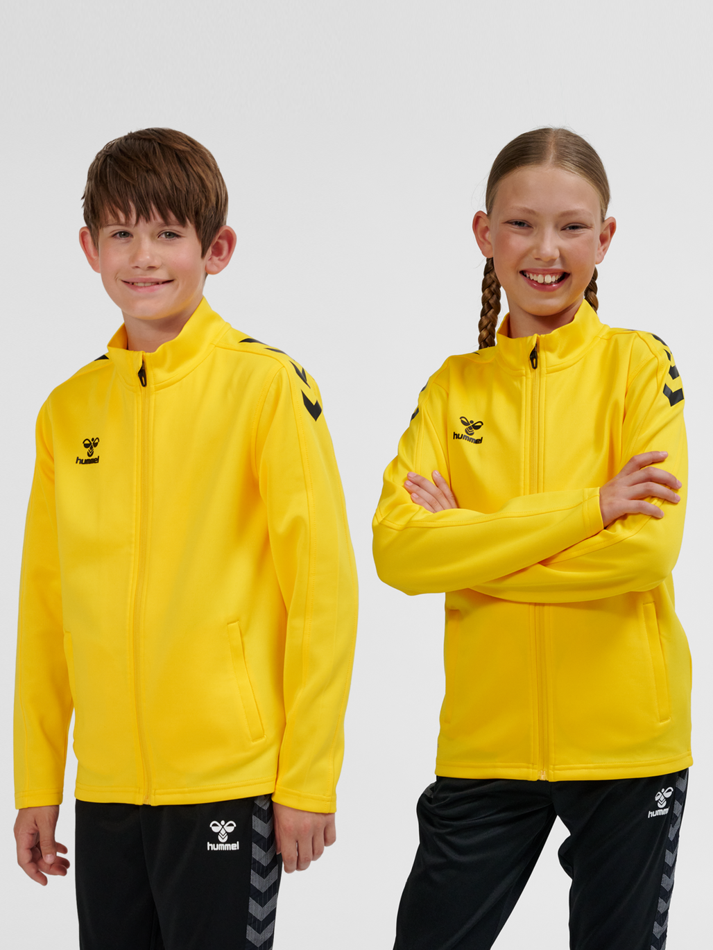 hmlCORE XK POLY ZIP SWEAT KIDS