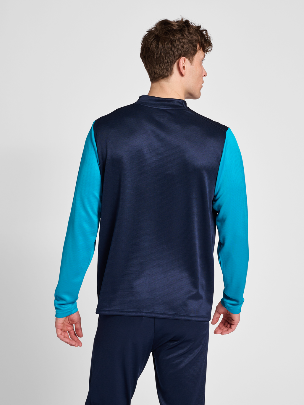 hmlONGRID 1/2 ZIP POLY SWEAT