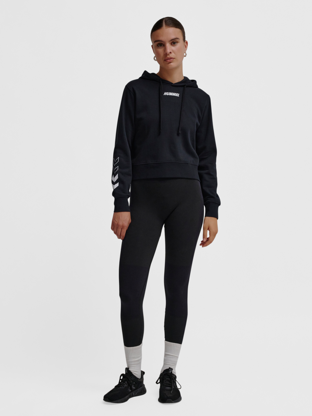hmlELEMENTAL SHORT HOODIE WOMAN