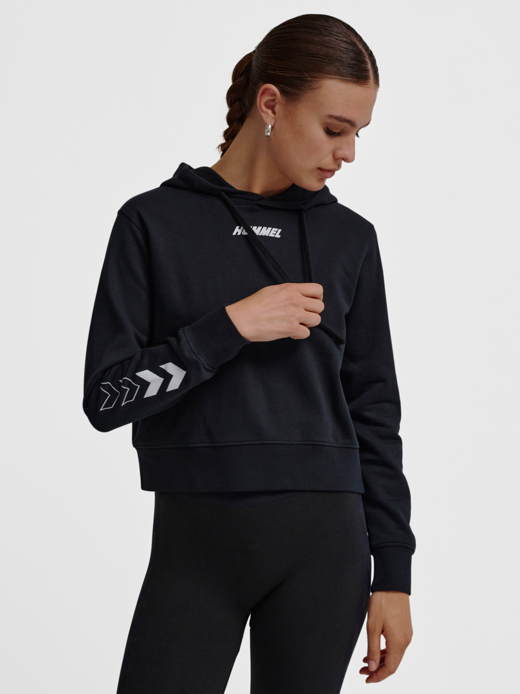 hmlELEMENTAL SHORT HOODIE WOMAN