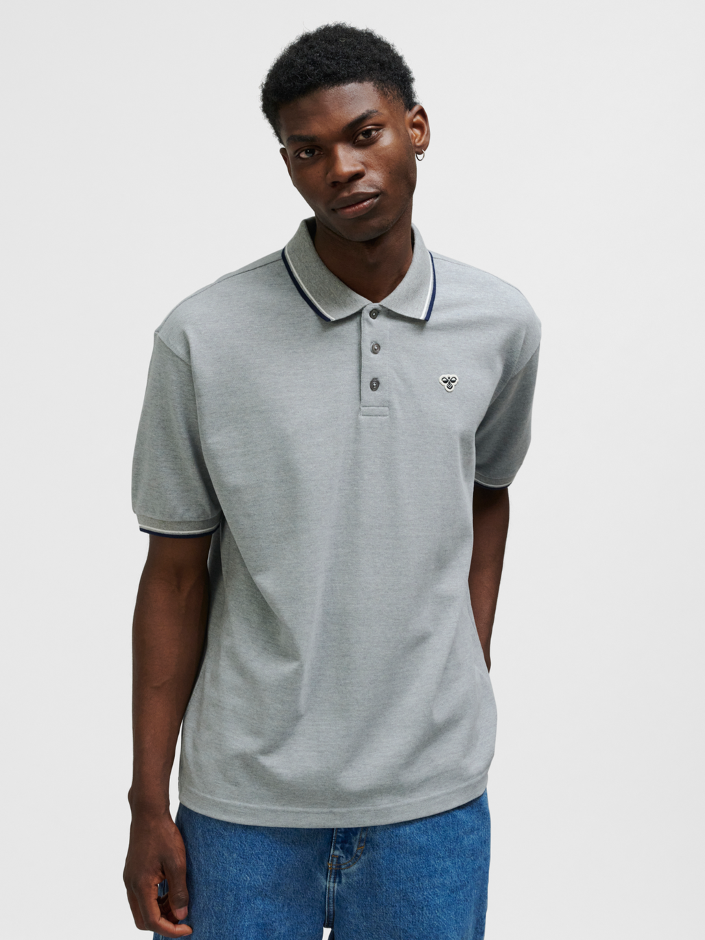 hmlLOOSE POLO SHIRT S/S BEE