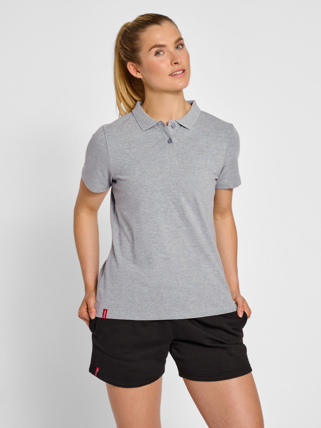 hmlRED CLASSIC POLO WOMAN