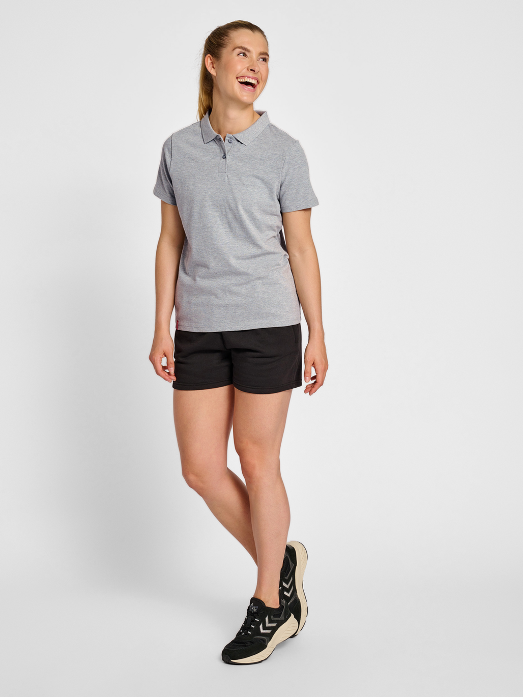 hmlRED CLASSIC POLO WOMAN