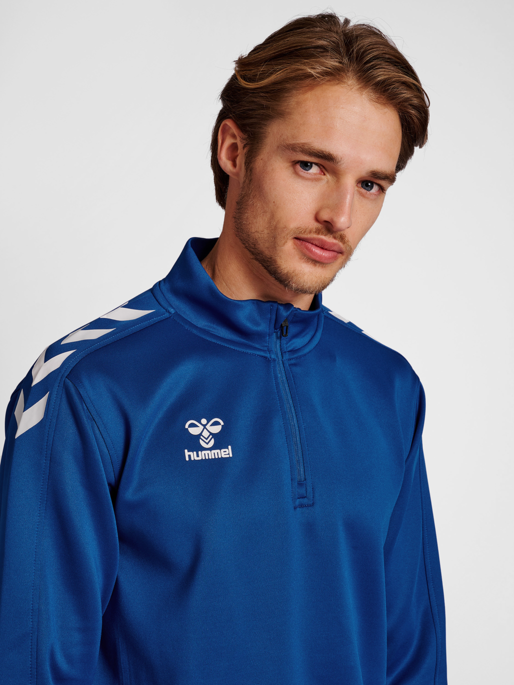 hmlCORE XK HALF ZIP POLY SWEAT