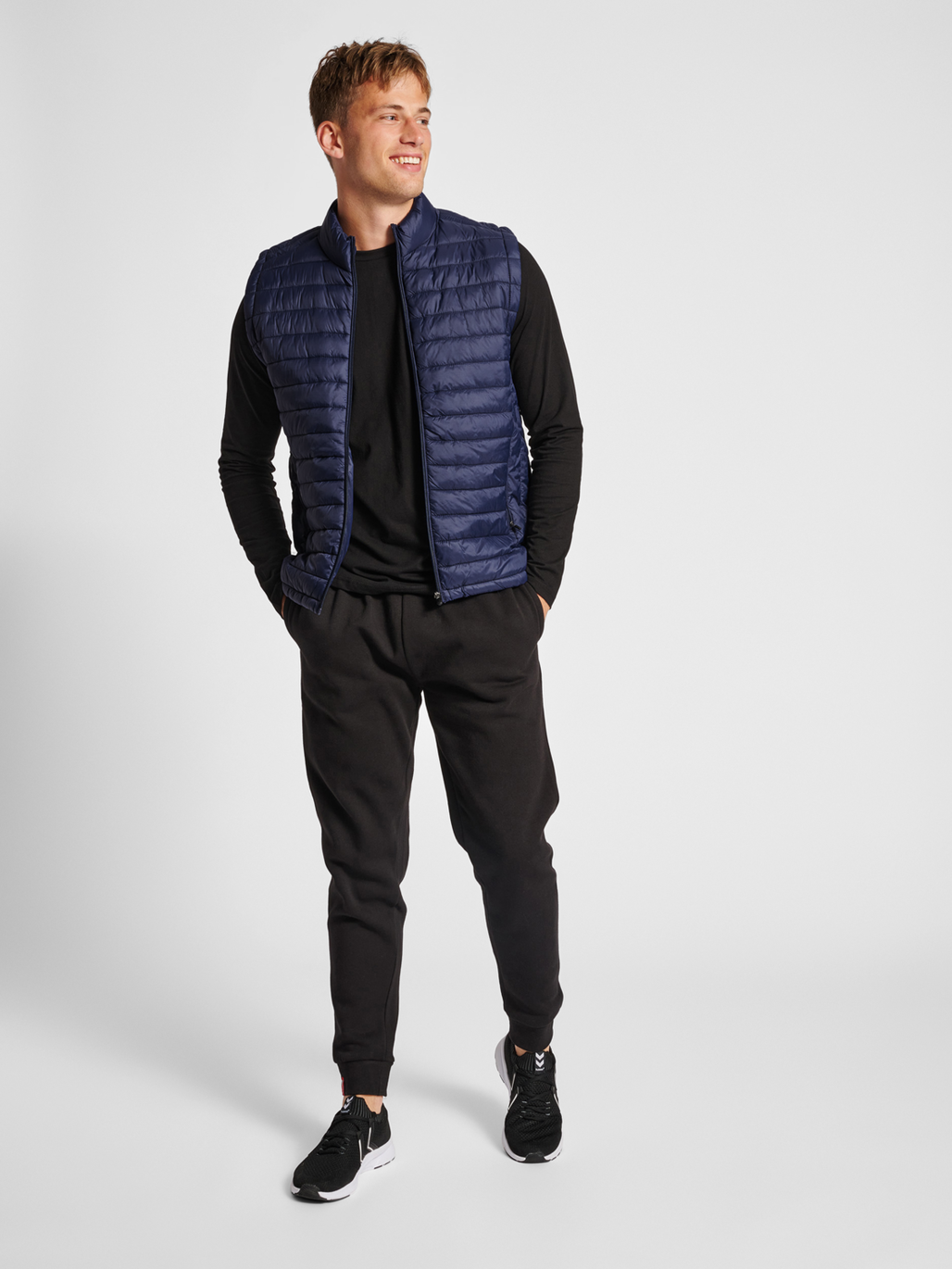 hmlRED QUILTED WAISTCOAT